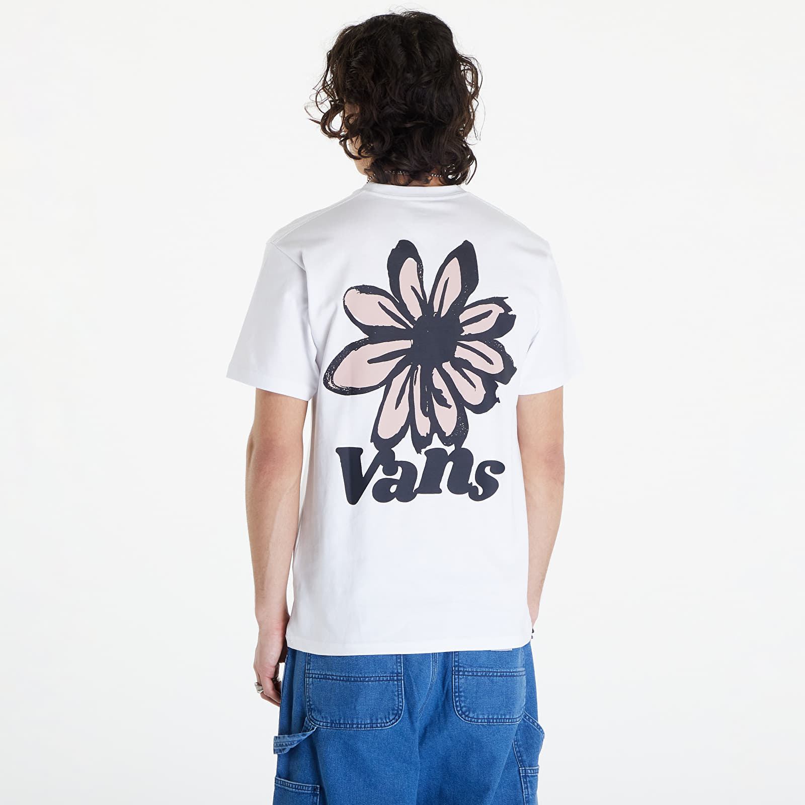 T-Shirts Vans Brush Petal Ss Tee White