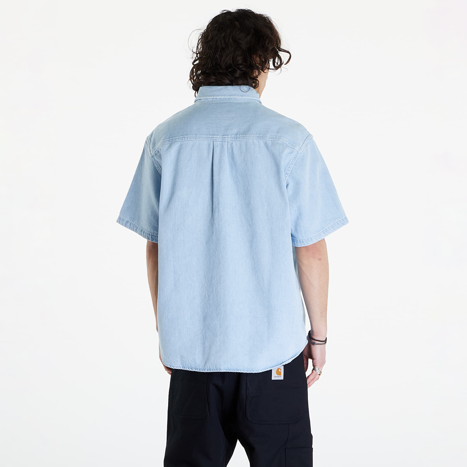 Shirts Carhartt WIP S/S Ody Shirt UNISEX Blue Stone Bleached