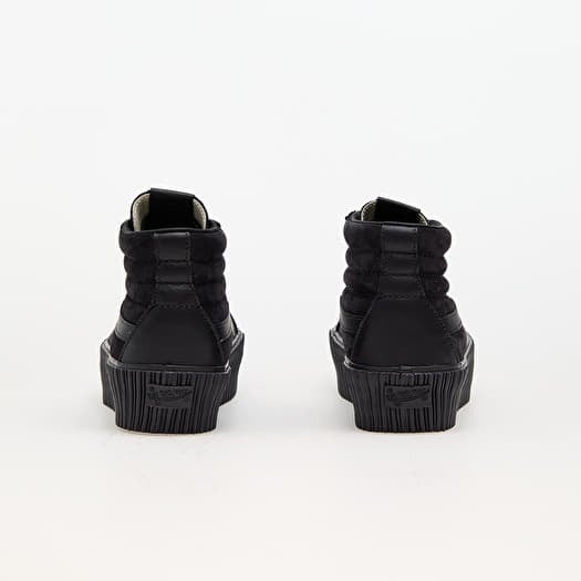 Men s shoes Vans Sk8 Hi Reissue 38 Platform LX Suede Leather Onyx Footshop