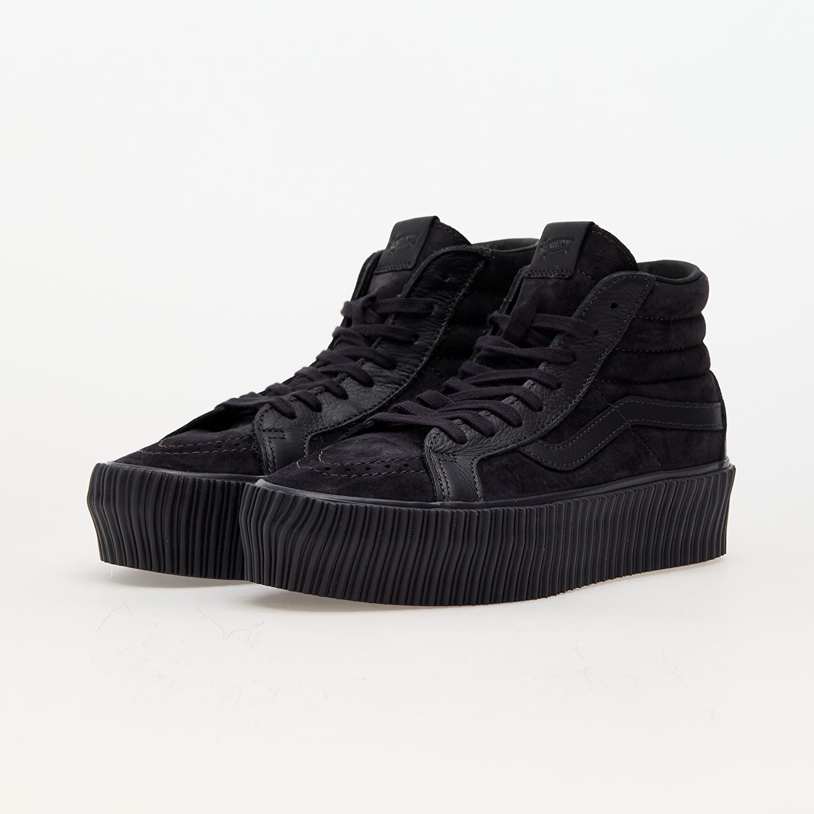 Pánské tenisky a boty Vans Sk8-Hi Reissue 38 Platform LX Suede/Leather Onyx