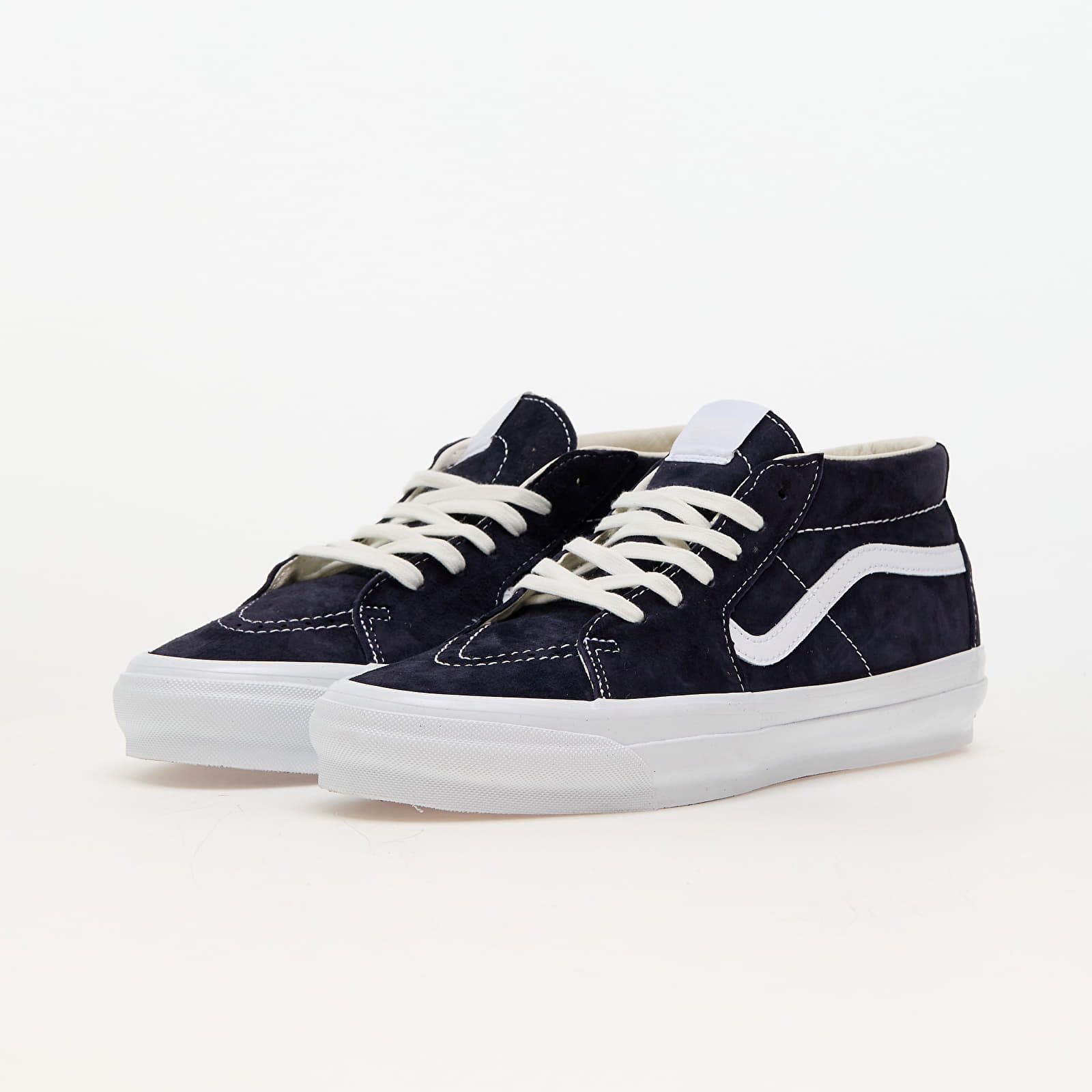 Herren Sneaker und Schuhe Vans Sk8-Mid Reissue 83 LX Pig Suede Baritone Blue