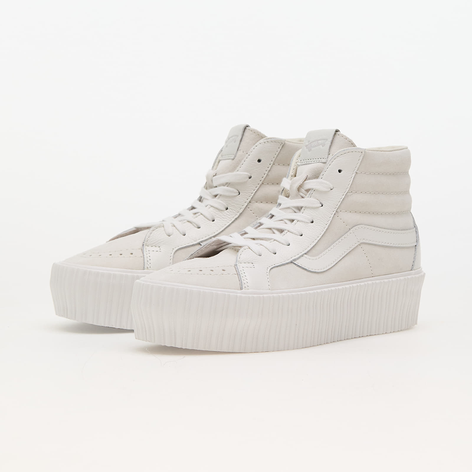 Herren Sneaker und Schuhe Vans Sk8-Hi Reissue 38 Platform LX Suede/Leather Ivory
