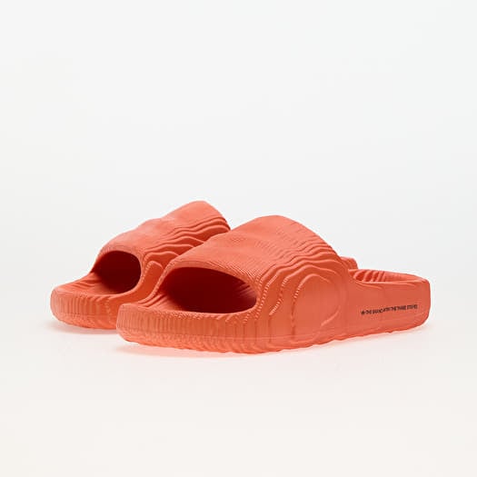 Adidas Adilette 22 Orange Black Size 7 Kids