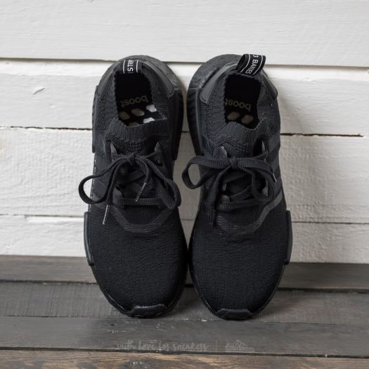 Men s shoes adidas NMD R1 Primeknit Core Black Core Black Core Black Footshop