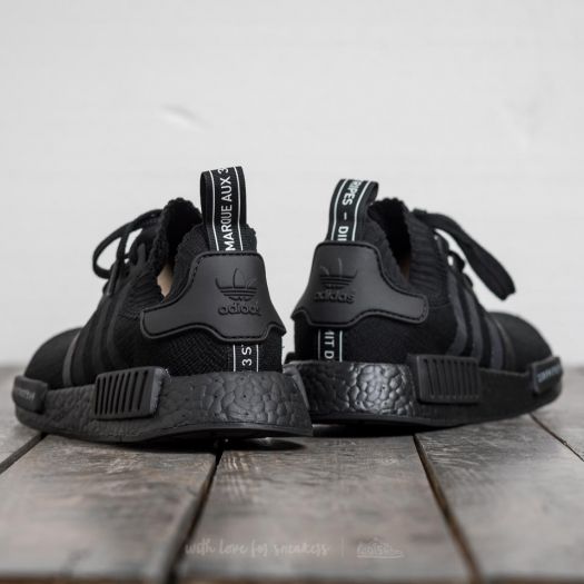 Adidas-nmd_r1 primeknit shoes-men's-core black-11 store