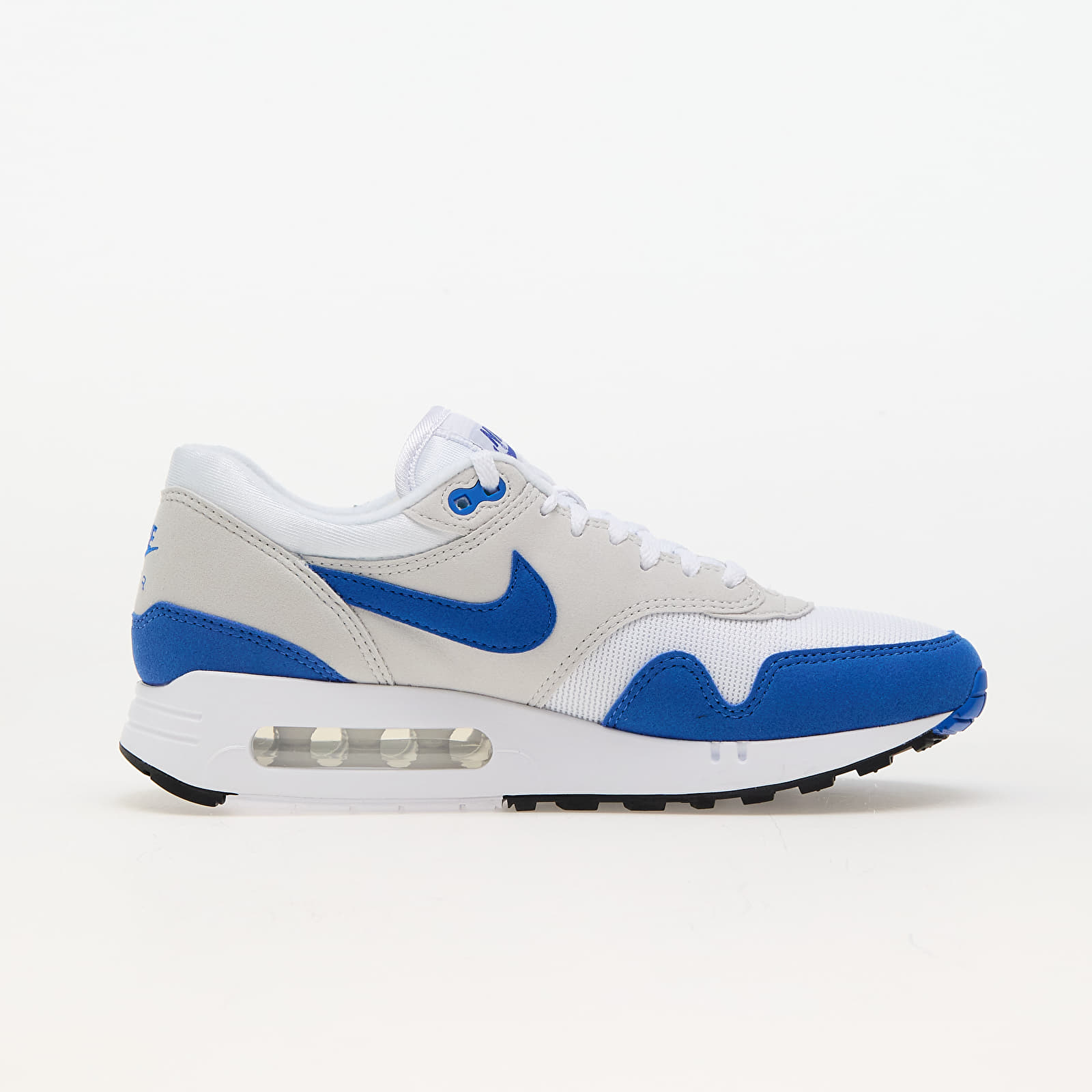 Damen Sneaker und Schuhe Nike Air Max 1 86 Premium White Royal Blue Lt Neutral Grey Black Footshop