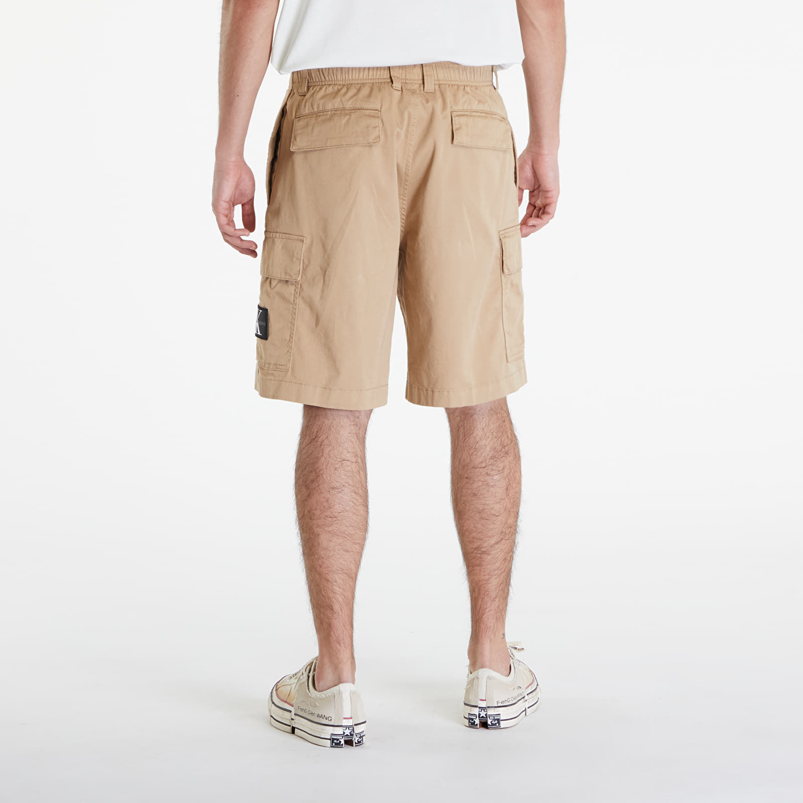 Kratke hlače  Calvin Klein Jeans Cargo Shorts Beige