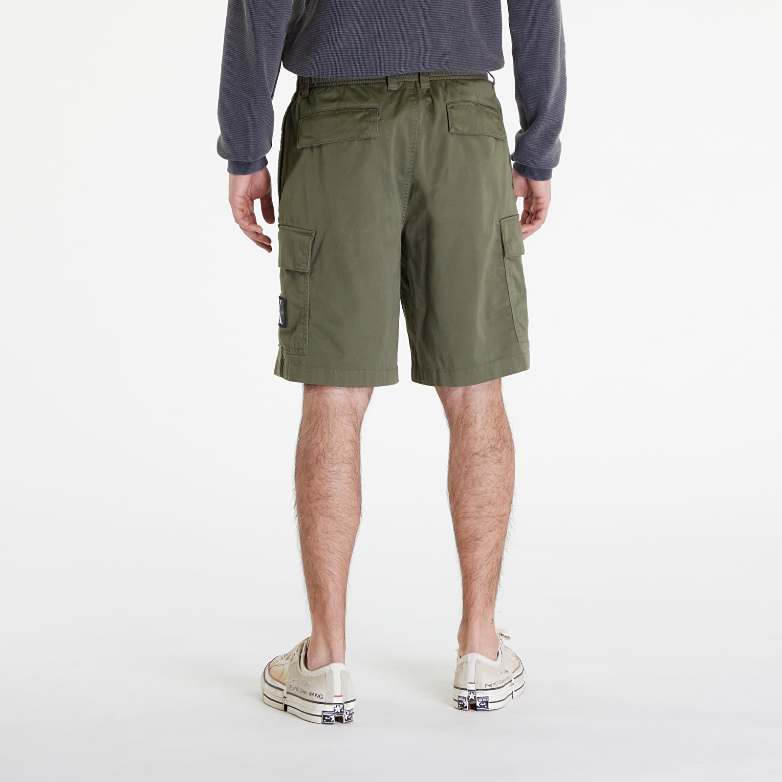 Kurzhosen Calvin Klein Jeans Cargo Shorts Dusty Olive