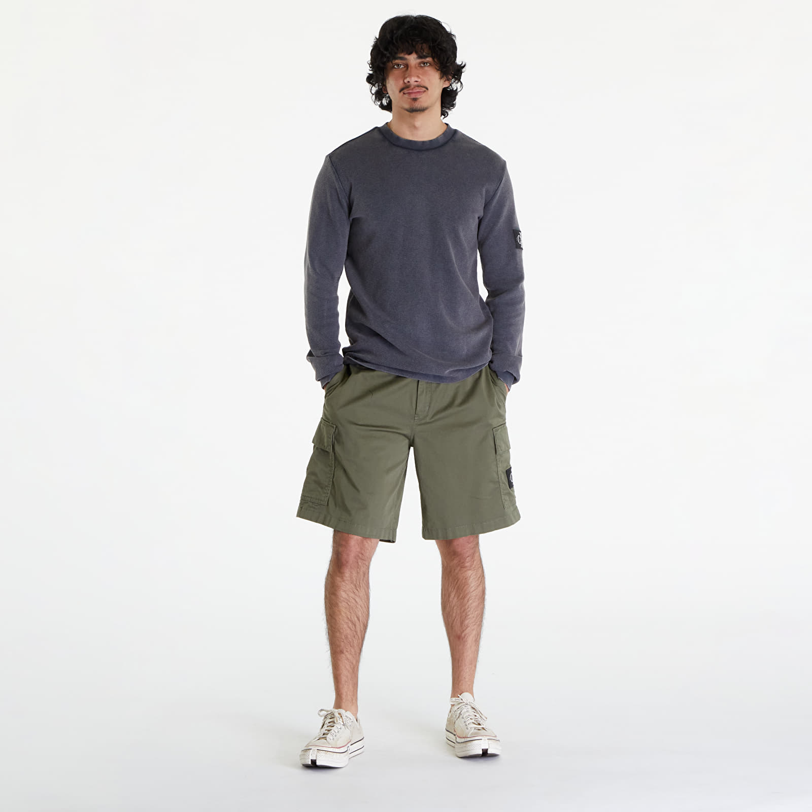 Kurzhosen Calvin Klein Jeans Cargo Shorts Dusty Olive