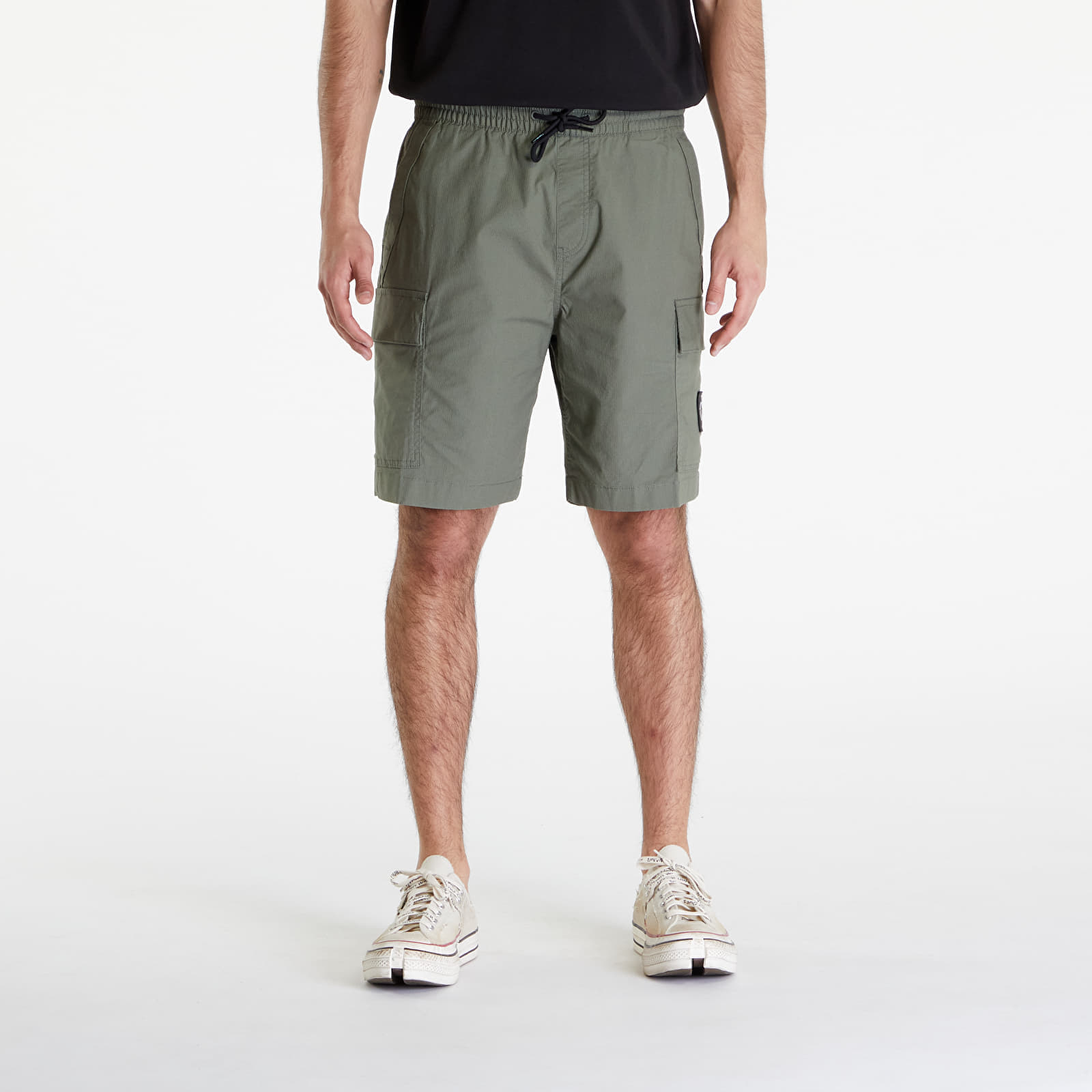 Къси панталони Calvin Klein Jeans Washed Cargo Shorts Green