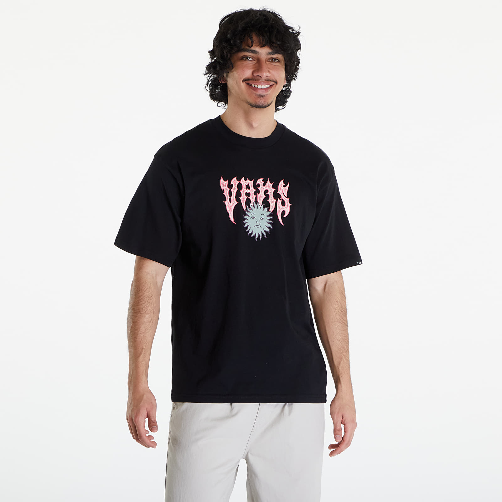 Koszulki Vans Sunface SS Tee Black