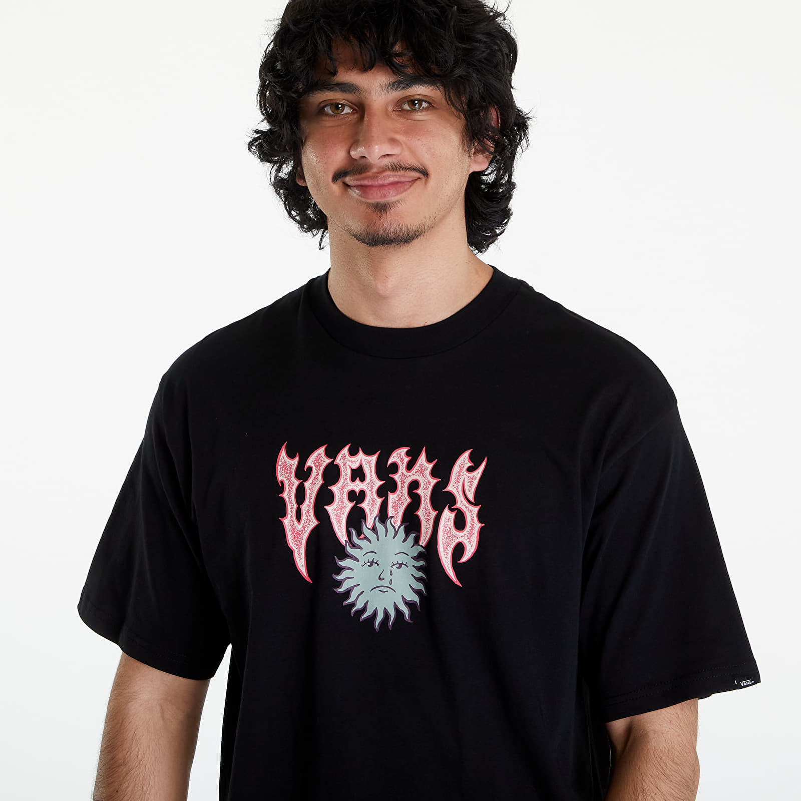 Koszulki Vans Sunface SS Tee Black