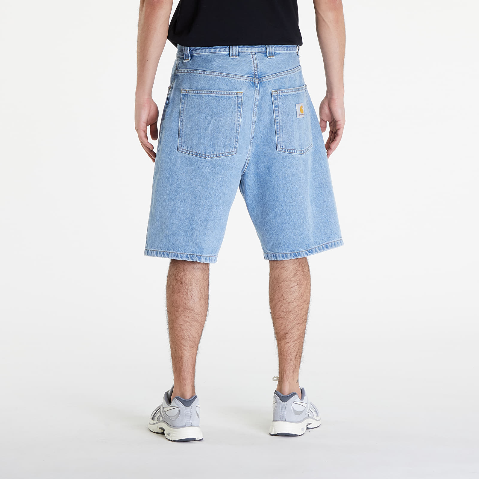 Šortky Carhartt WIP Brandon Short Blue Stone Bleached