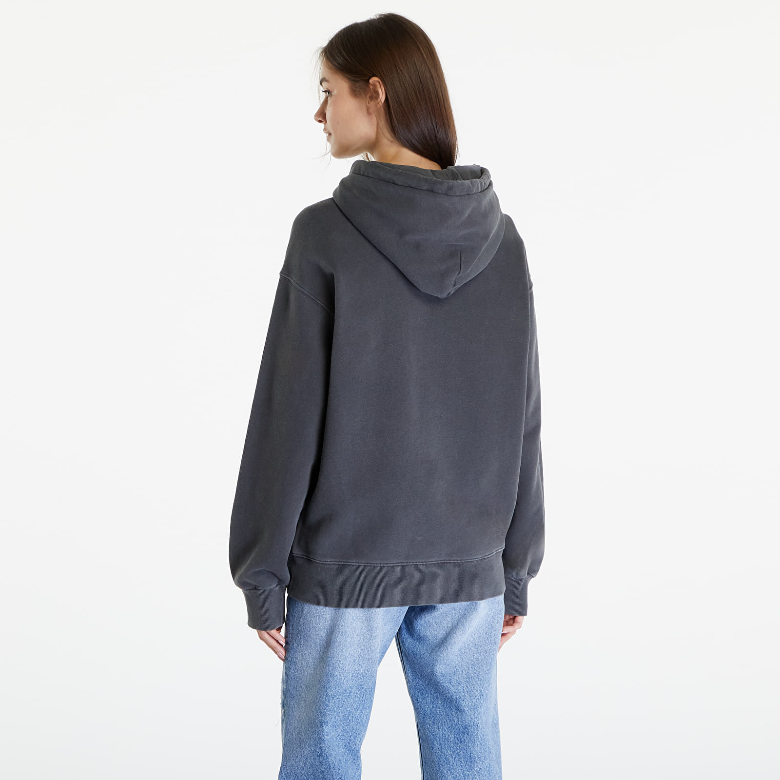 Hettegensere og sweatshirts Carhartt WIP Hooded Nelson Sweat UNISEX Charcoal Garment Dyed