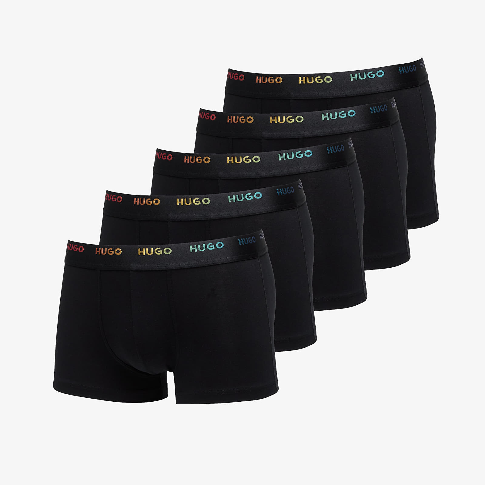 Boxeralsó Hugo Boss Cotton Stretch Boxer 5-Pack Rainbow