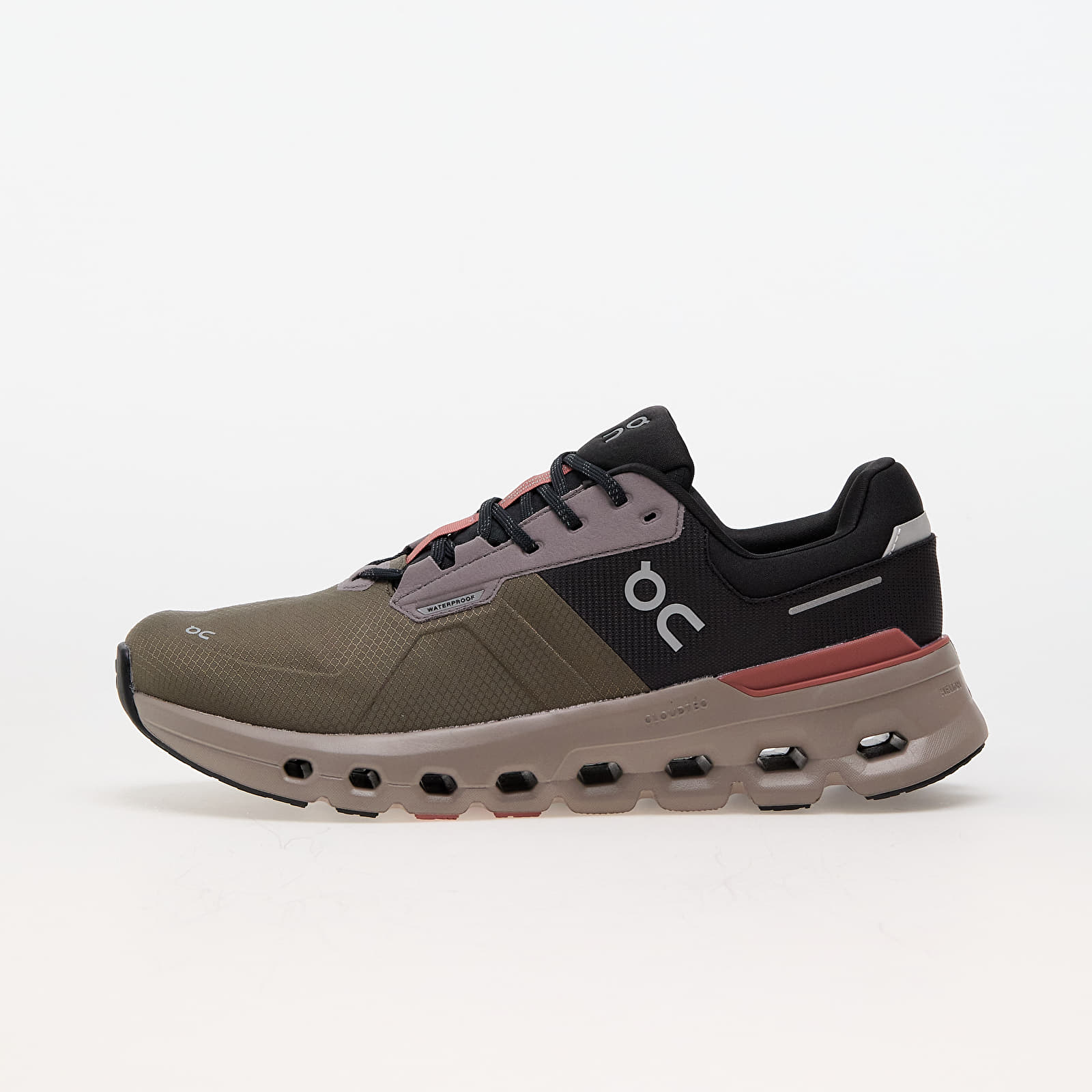 Moški čevlji On M Cloudrunner 2 Waterproof Olive/ Mahogany