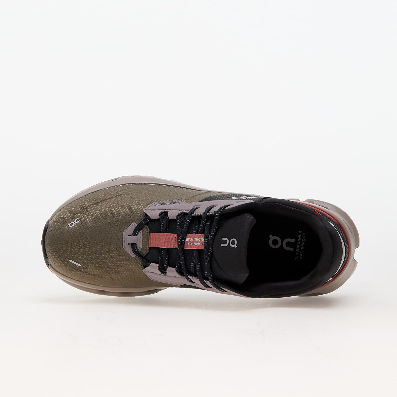 Moški čevlji On M Cloudrunner 2 Waterproof Olive/ Mahogany