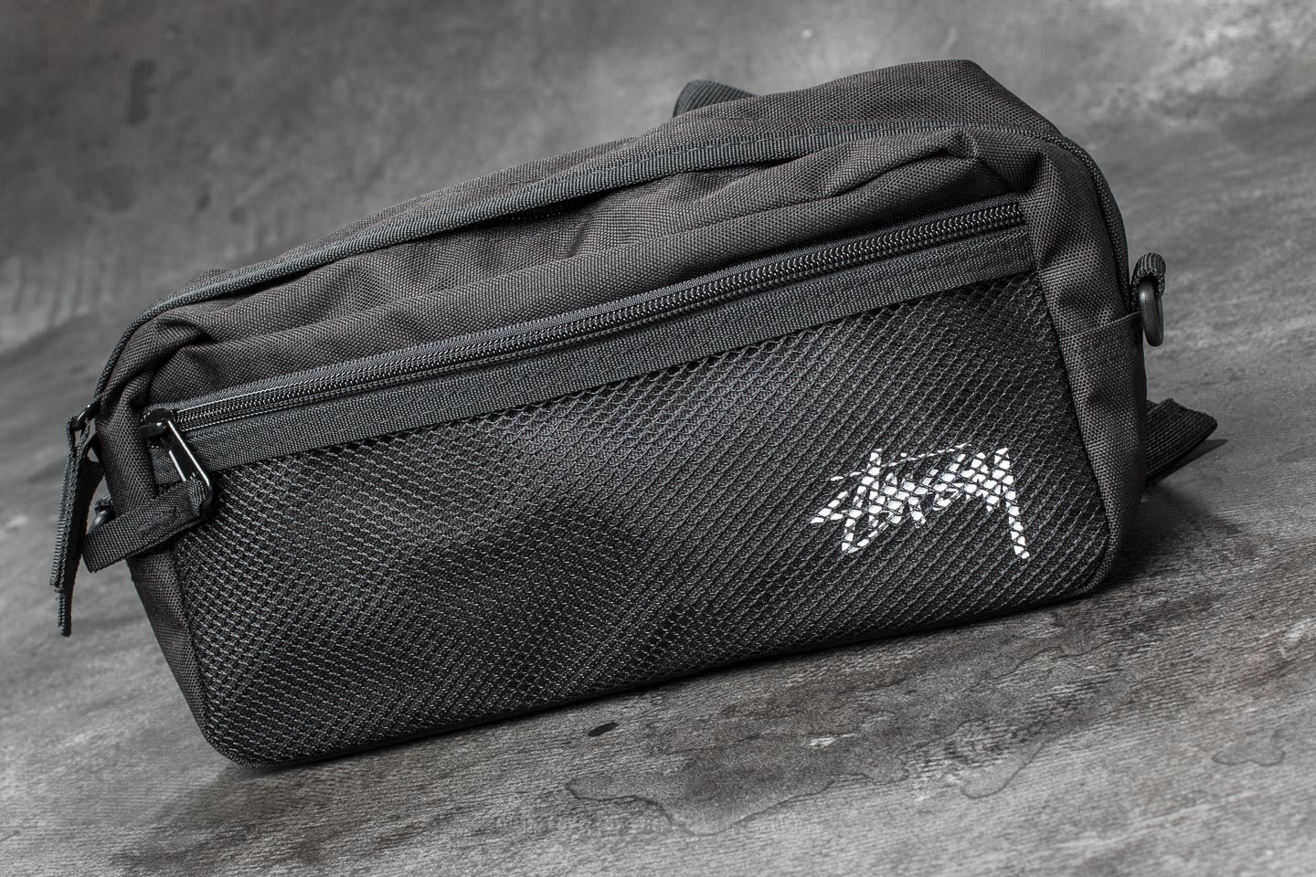 Stussy side bag black clearance