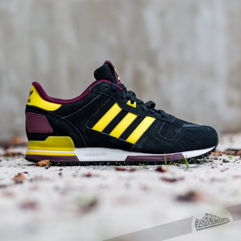 Men s shoes adidas Originals Zx 700 Black Yellow White Footshop