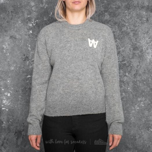 Sweaters WOOD WOOD Anneli Sweater Grey Melange Footshop