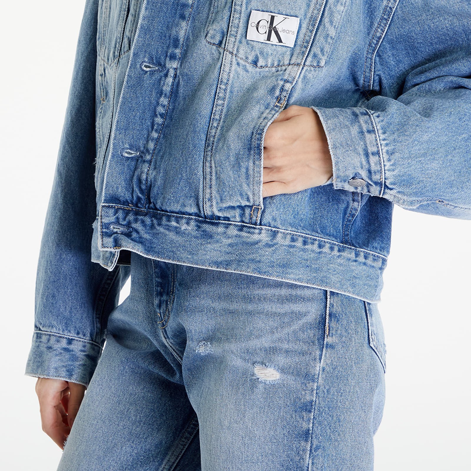 Kurtki Calvin Klein Jeans Boxy Denim Jacket Denim Medium