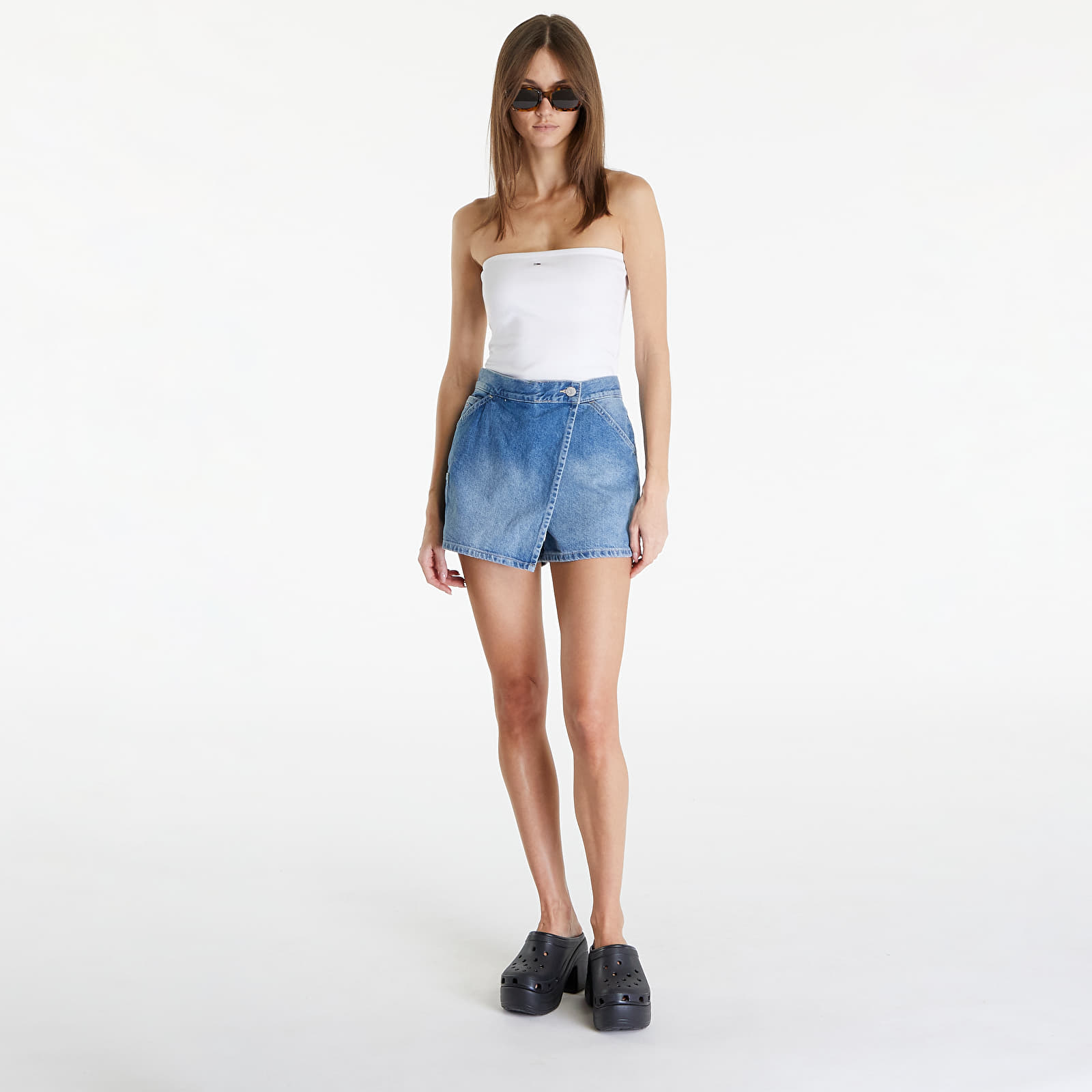 Sijonai Tommy Jeans Skort Denim Light