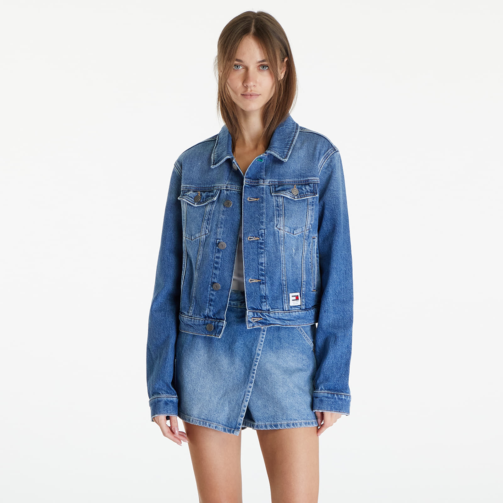 Jackets Tommy Jeans Izzie Slim Jacket Denim Medium