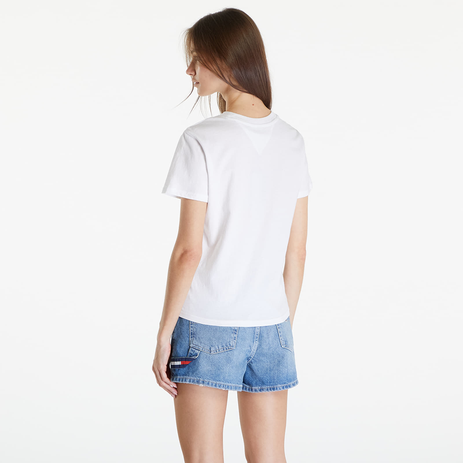 Tričká Tommy Jeans Regrular Essential Logo Tee White