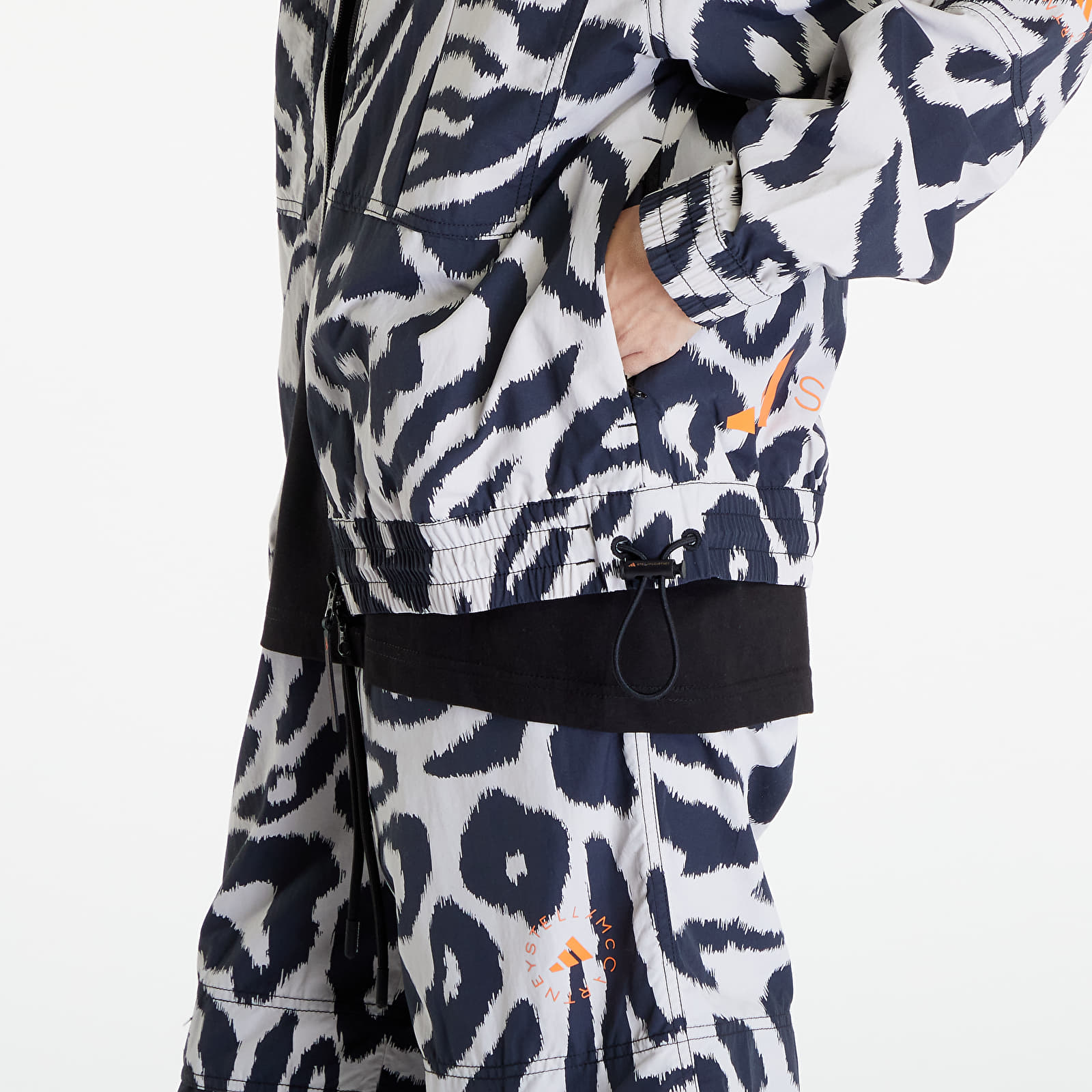 Coach Jackets adidas x Stella McCartney Woven Printed Track Top Chalk Pearl / Black