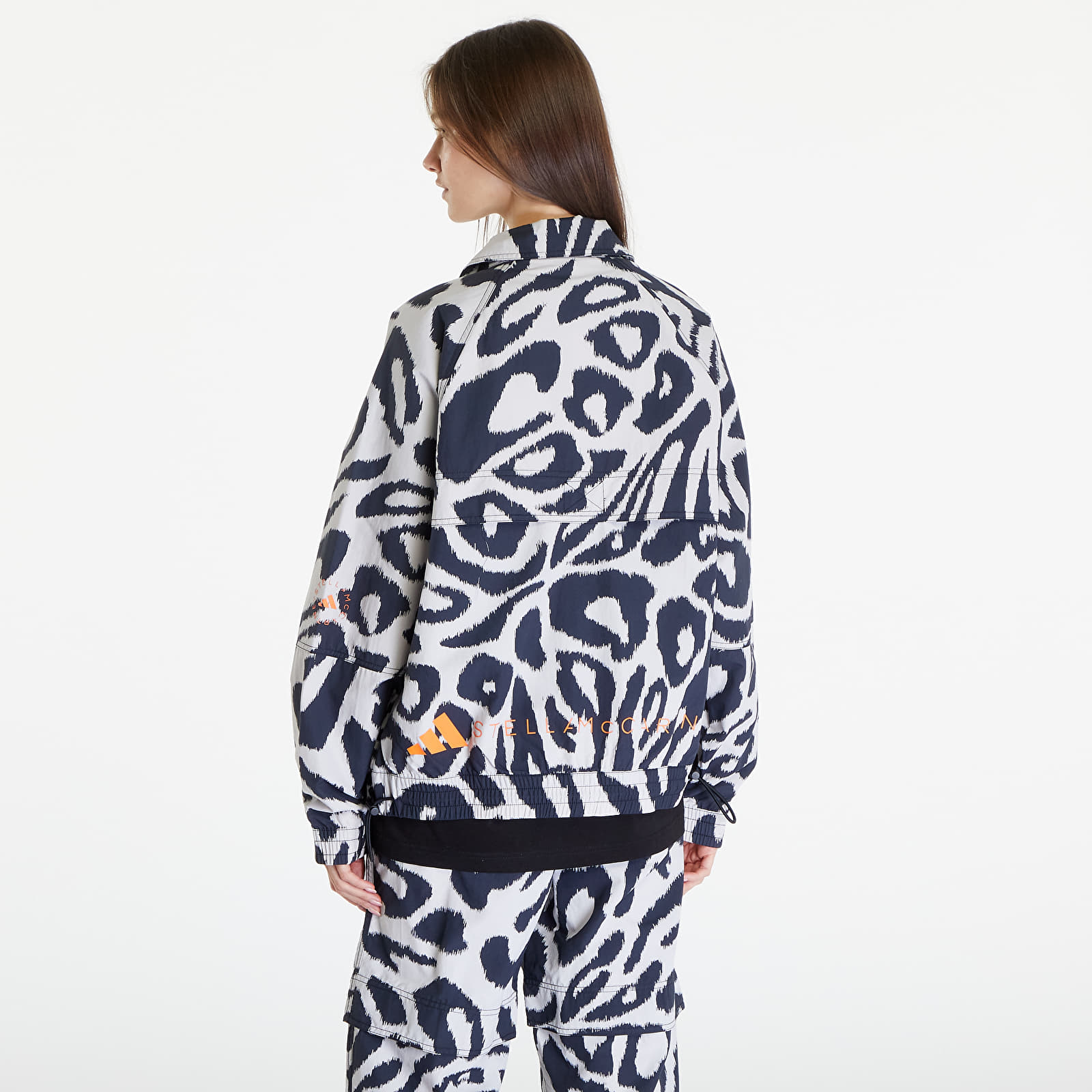 Coach Jackets adidas x Stella McCartney Woven Printed Track Top Chalk Pearl / Black