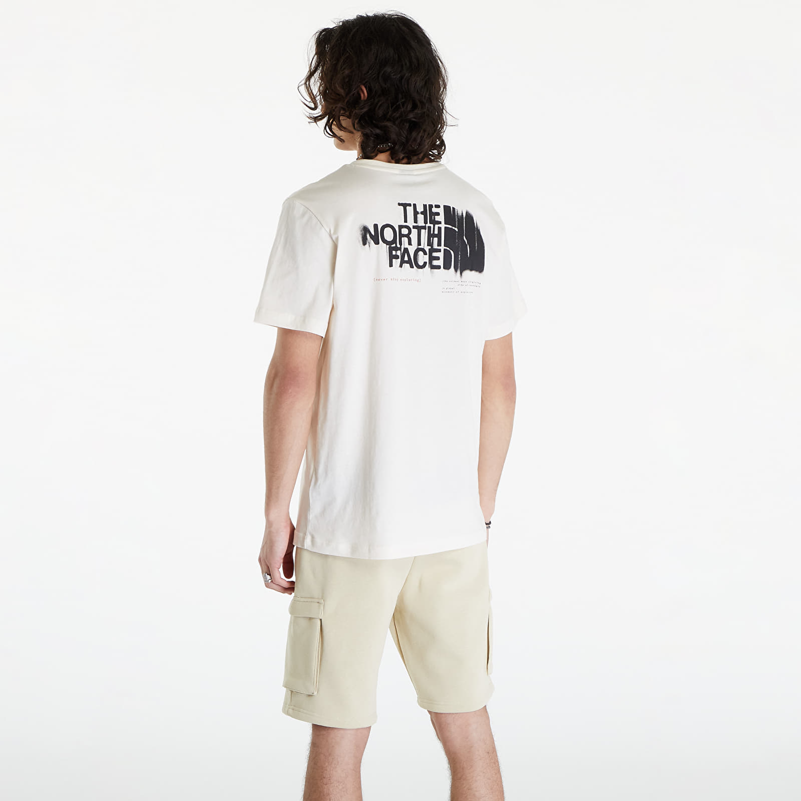 Pólók The North Face Graphic S/S Tee 3 White Dune