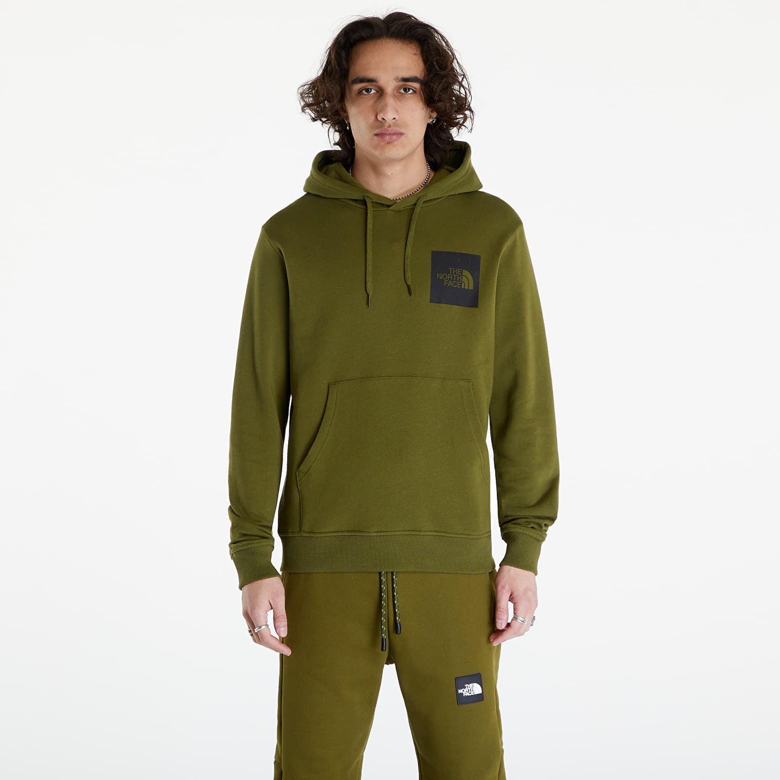 Суитшърти The North Face Fine Hoodie Forest Olive