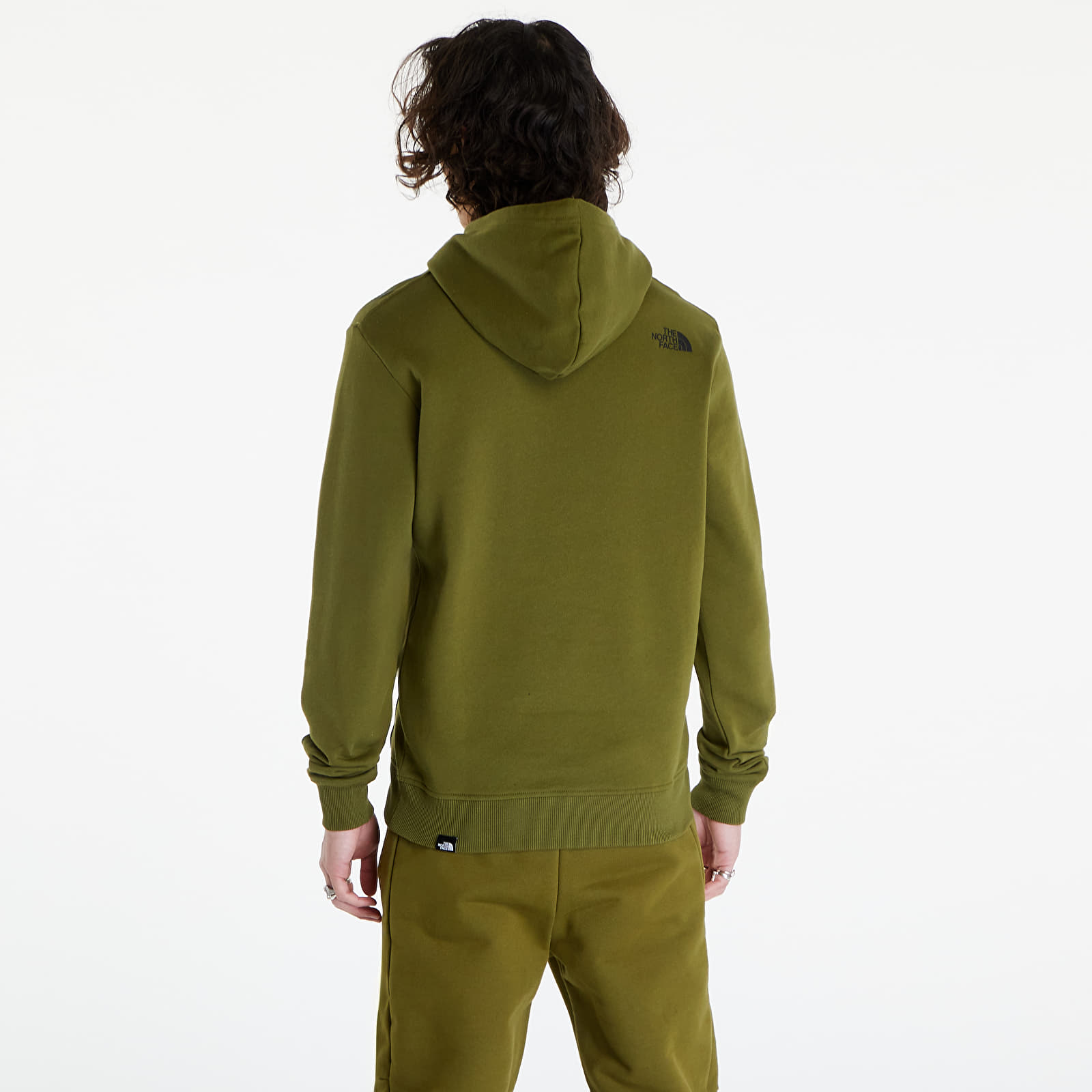 Puloverji   The North Face Fine Hoodie Forest Olive