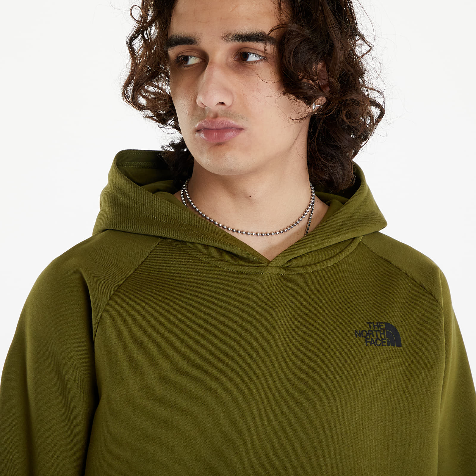 Felpe The North Face Raglan Red Box Hoodie Forest Olive