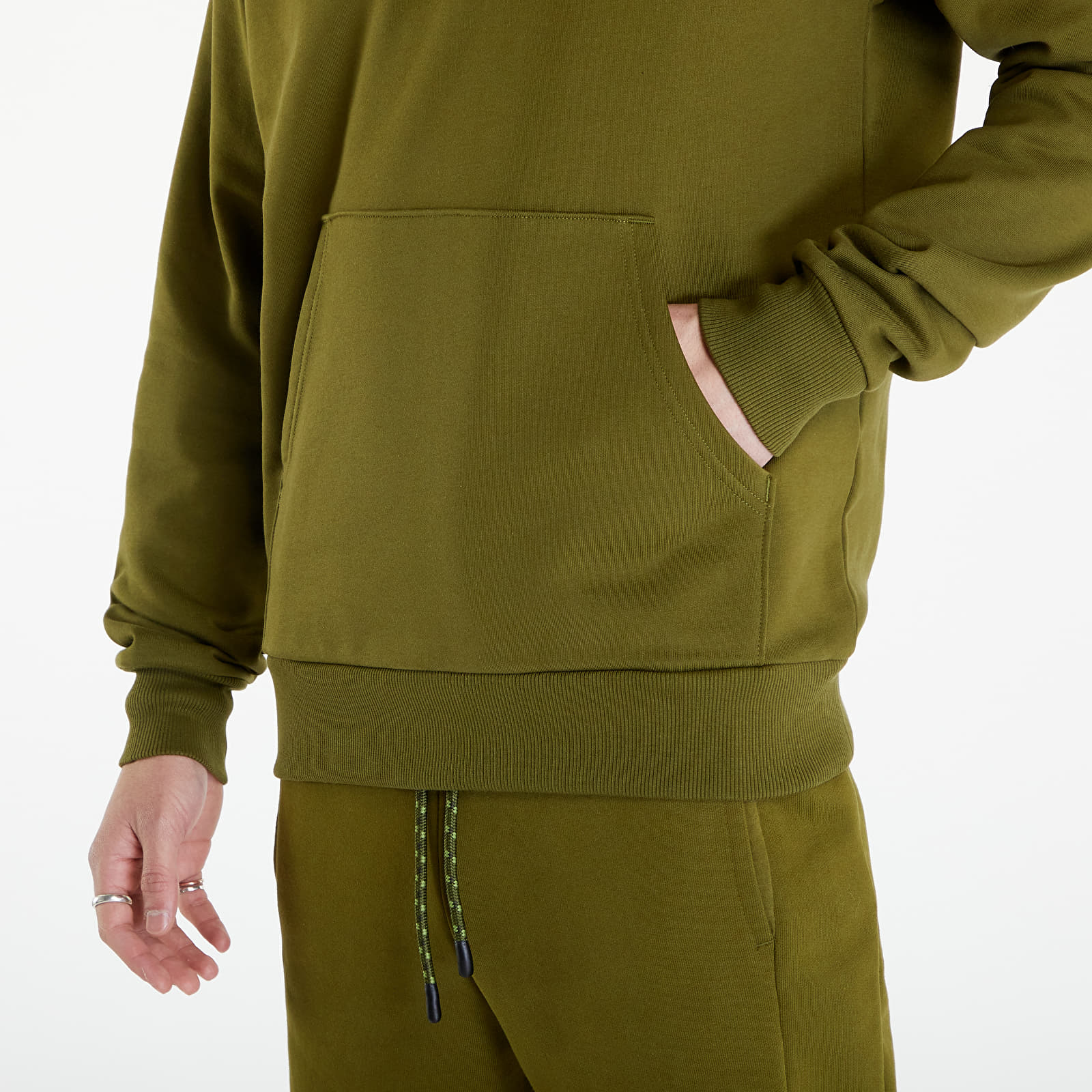 Felpe The North Face Raglan Red Box Hoodie Forest Olive