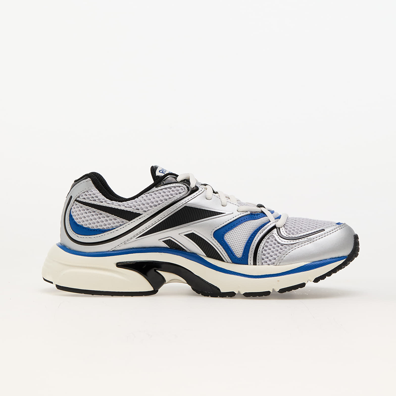 Men's shoes Reebok Premier Road Plus VI Silver Metallic/ Core Black/ Vector Blue