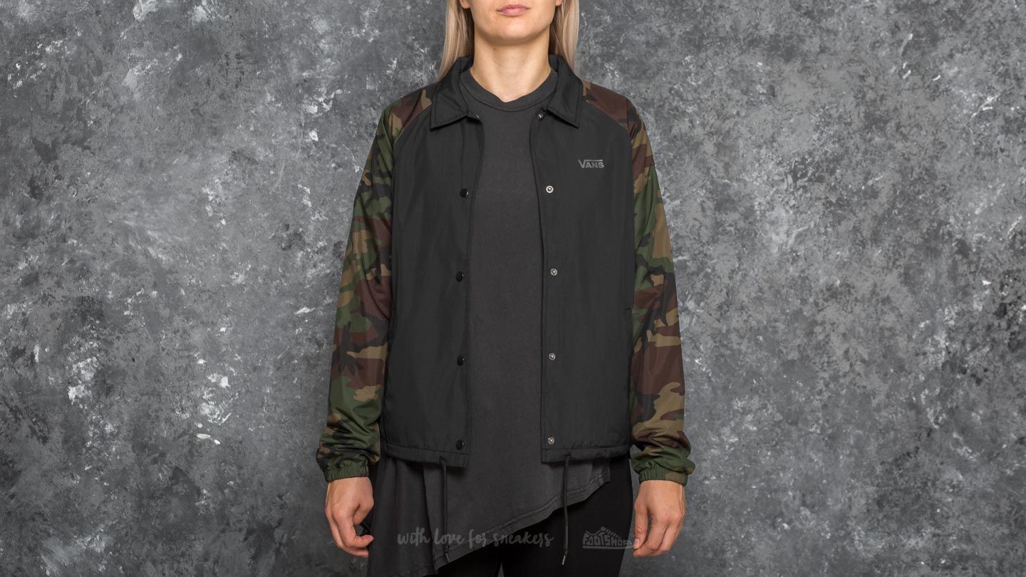 Jackets Vans Thanks Coach Jacket Camo Footshop