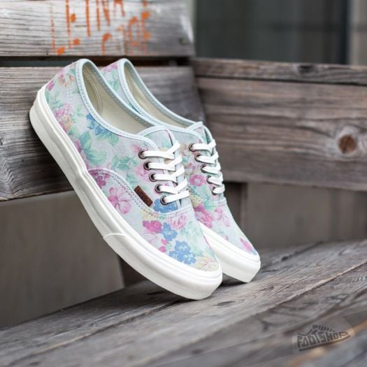 Damen Sneaker und Schuhe Vans Authentic Slim Suede Floral Marshmallow Footshop