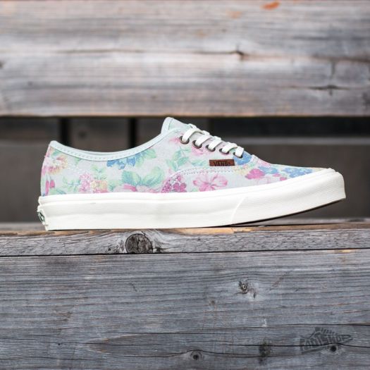 Damen Sneaker und Schuhe Vans Authentic Slim Suede Floral Marshmallow Footshop