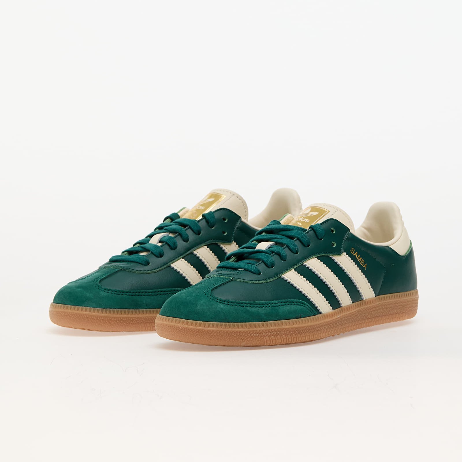 Дамски кецове и обувки adidas Samba Og W Collegiate Green/ Crew White/ Gold Metallic
