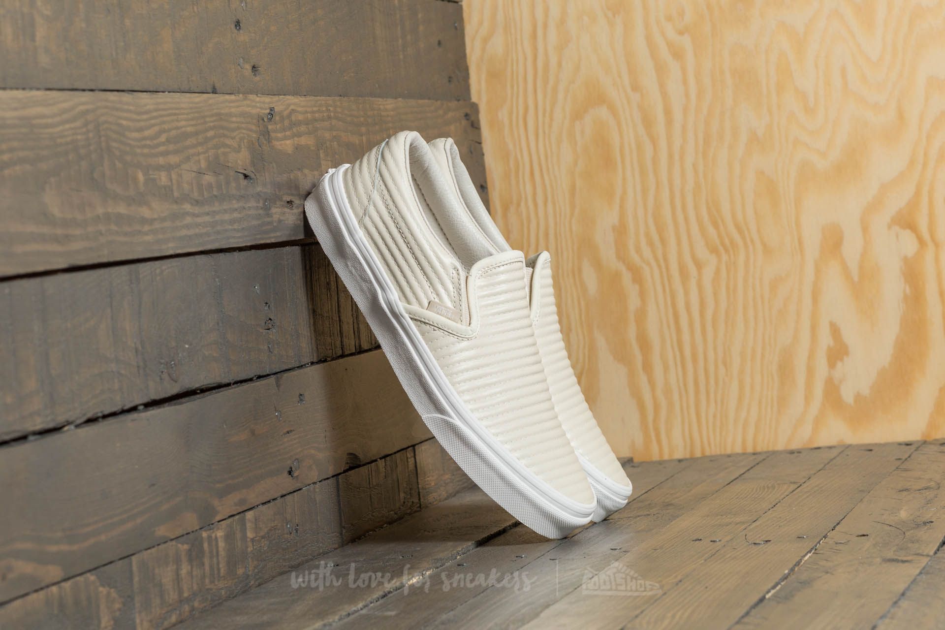 Vans Classic Slip On Moto Leather