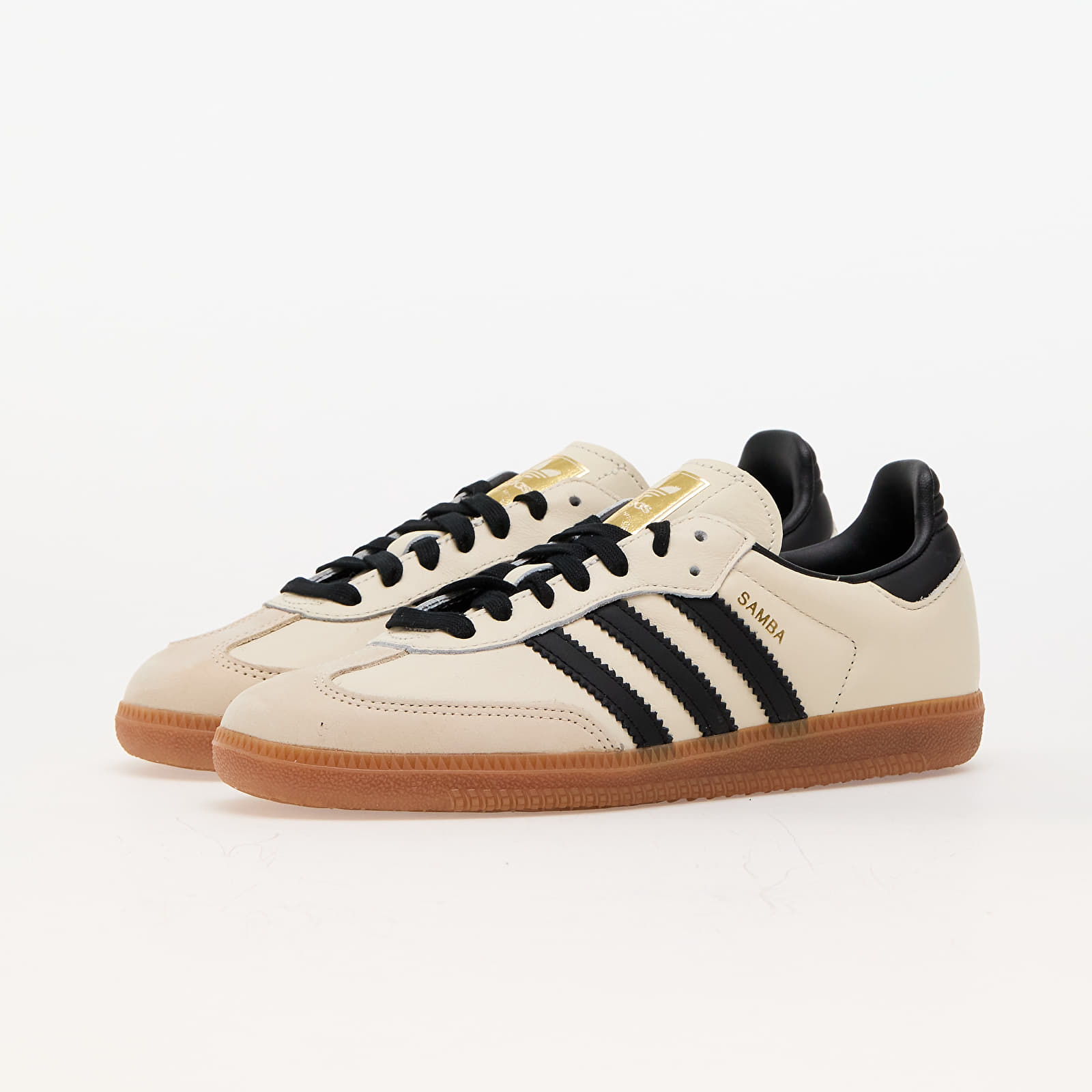 Damen Sneaker und Schuhe adidas Samba Og W Crew White/ Core Black/ Sand Strata
