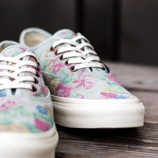 Women s shoes Vans Authentic Slim Suede Floral Marshmallow Footshop