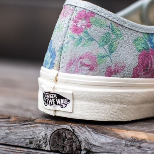Suede floral vans outlet