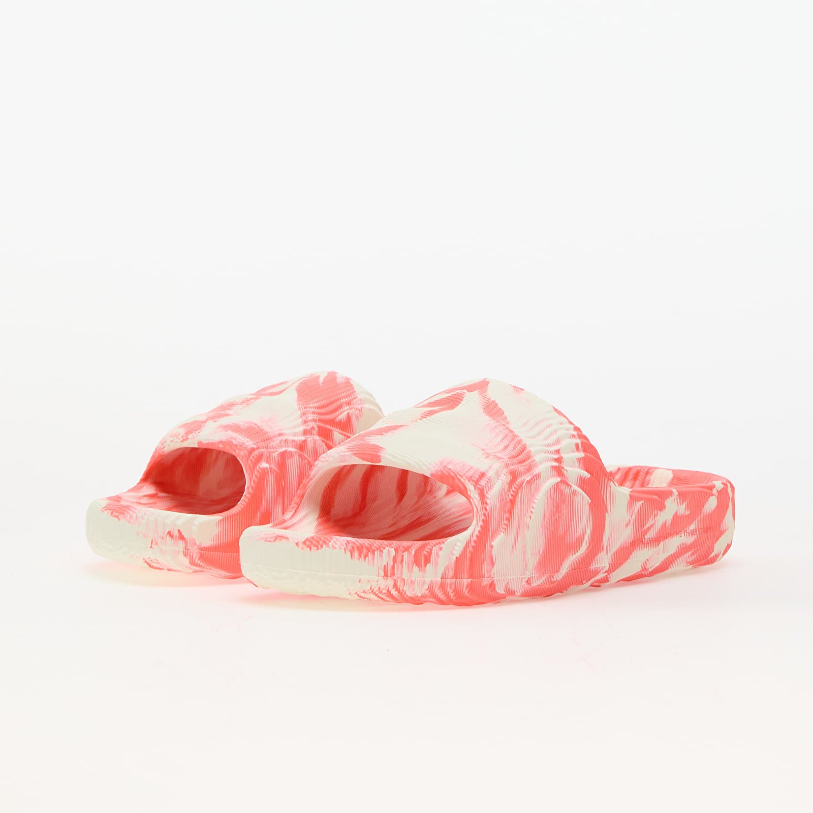 Women's shoes adidas Adilette 22 W Ivory/ Solid Red/ Solid Red