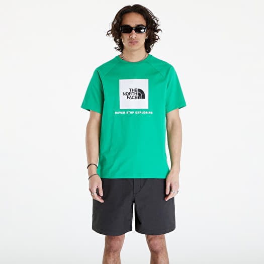 T-shirt The North Face S/S Raglan Redbox Tee Optic Emerald