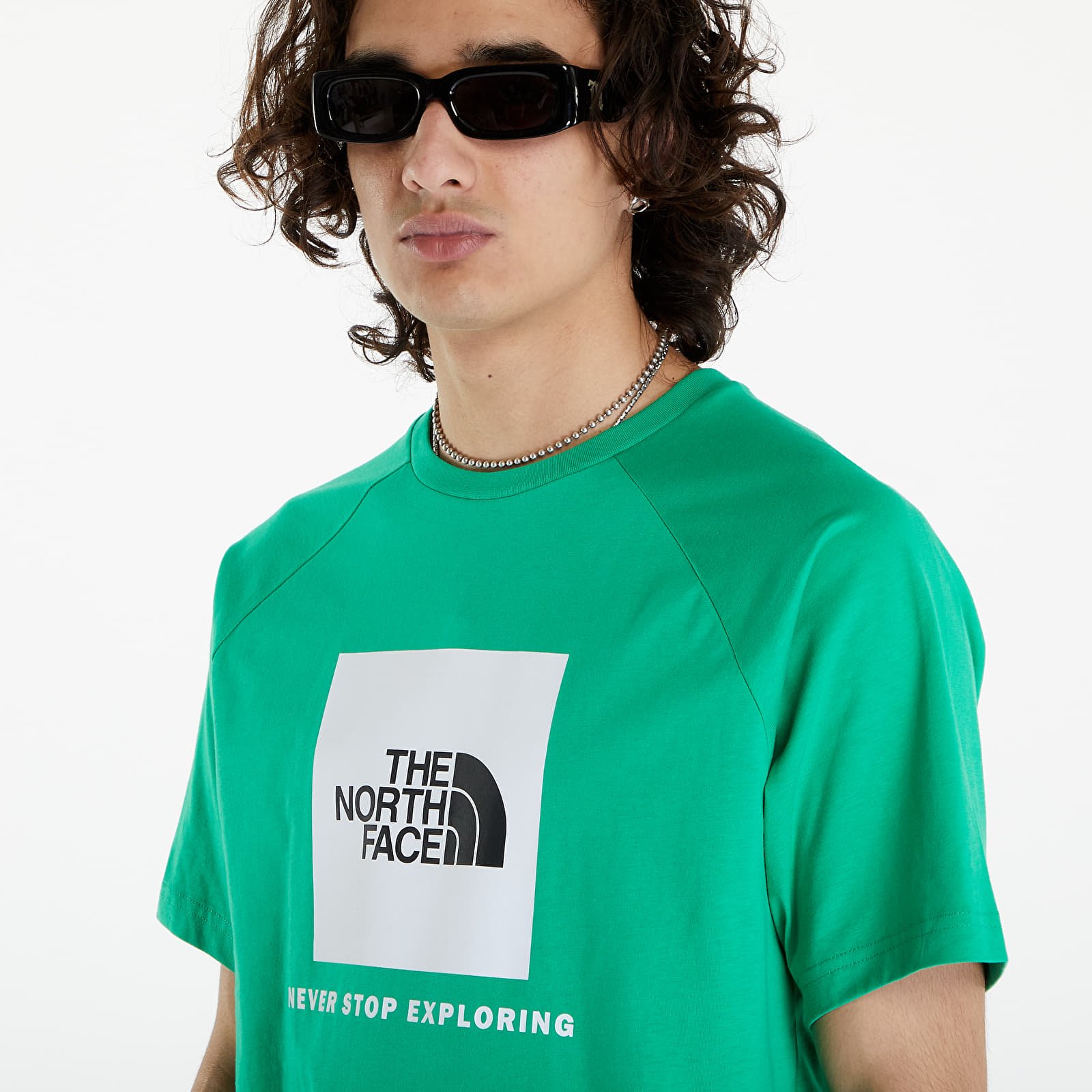 Majice i košulje The North Face S/S Raglan Redbox Tee Optic Emerald