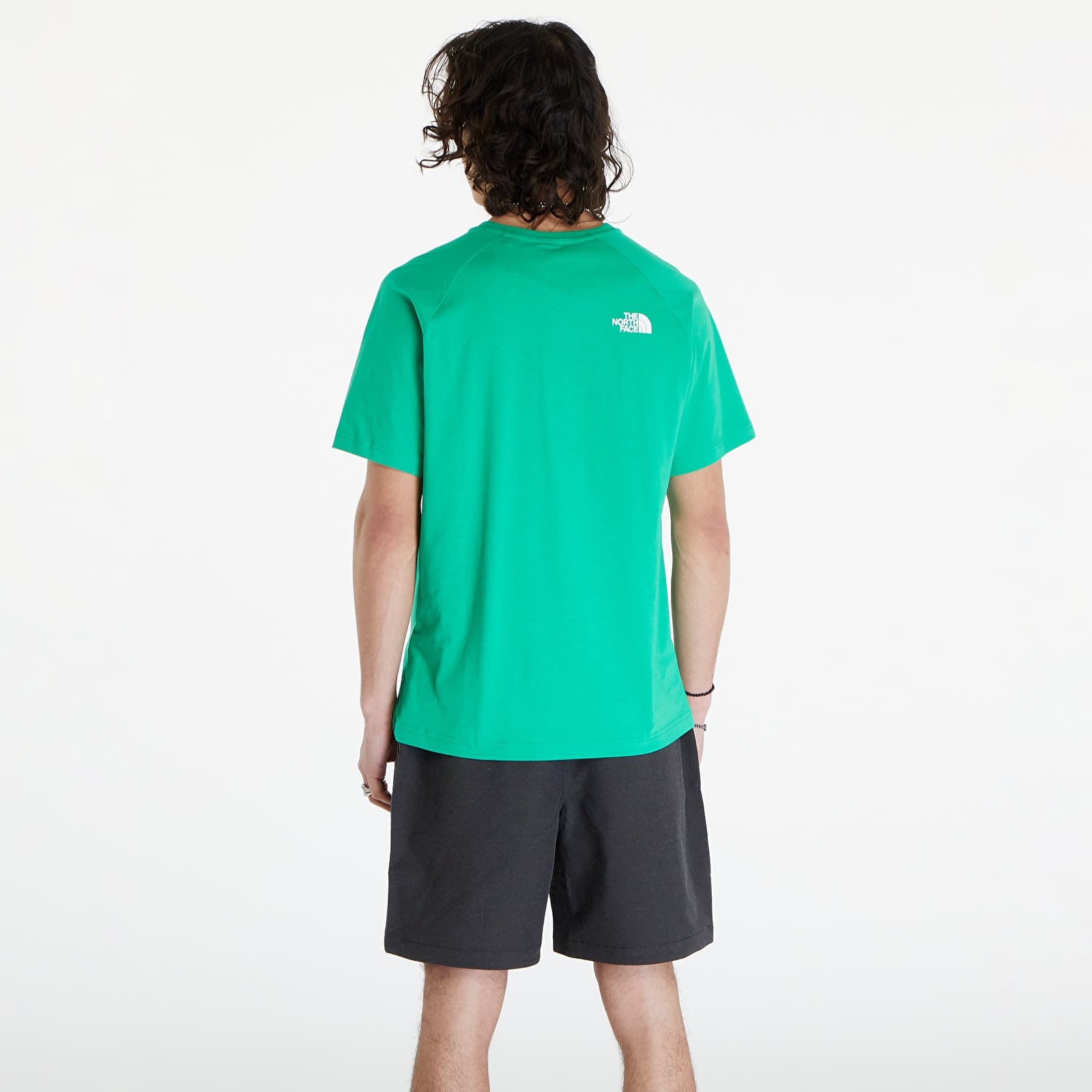 Koszulki The North Face S/S Raglan Redbox Tee Optic Emerald