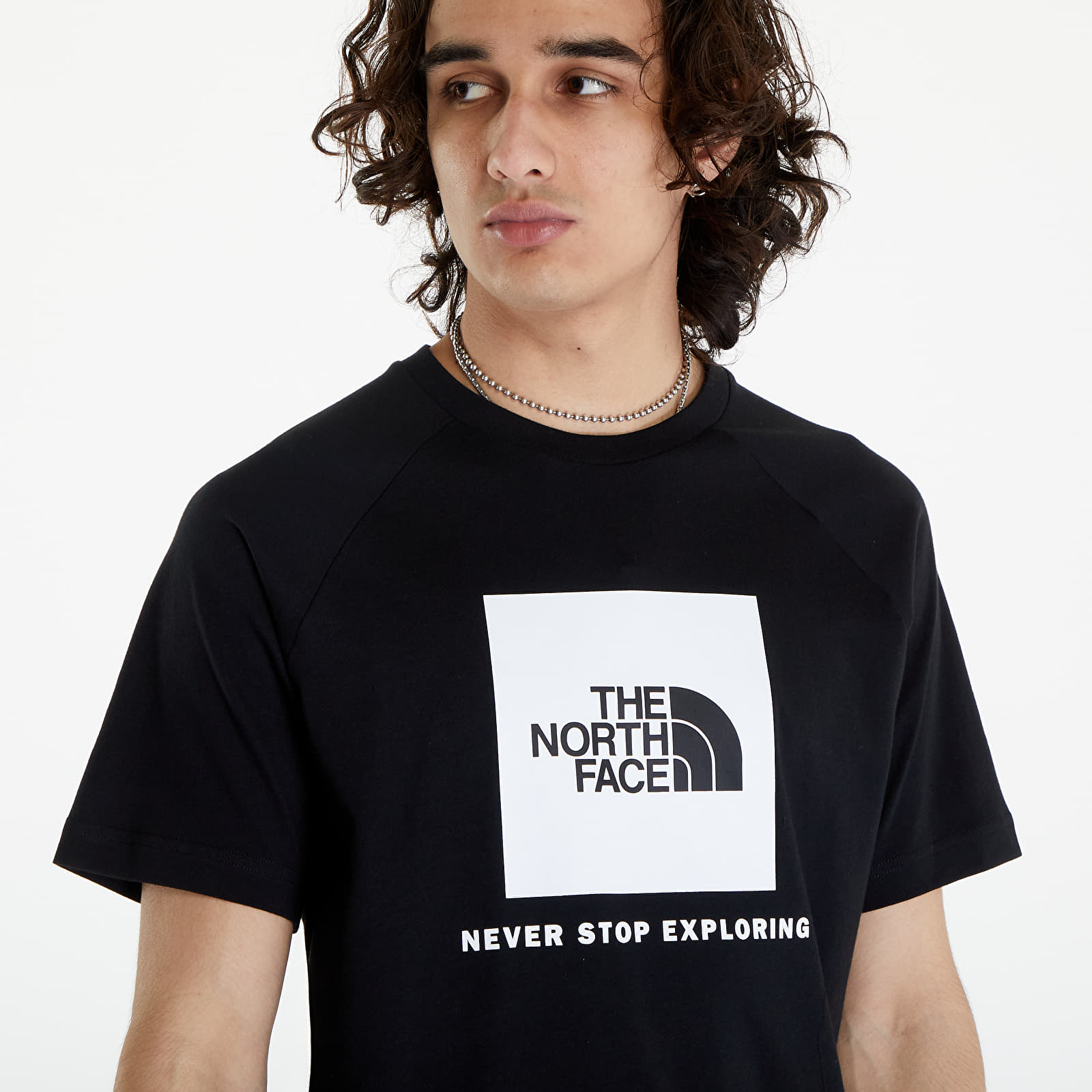 T-shirts The North Face S/S Raglan Redbox Tee TNF Black