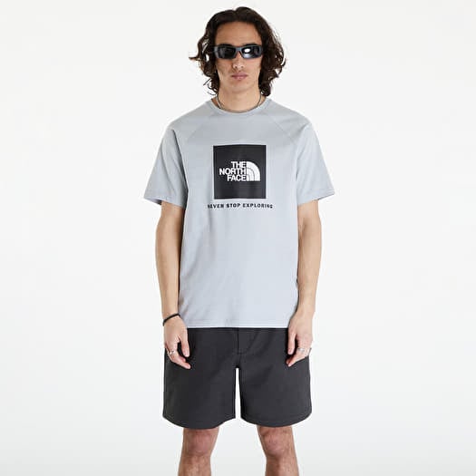 T-shirt The North Face Raglan Redbox Tee High Rise Grey